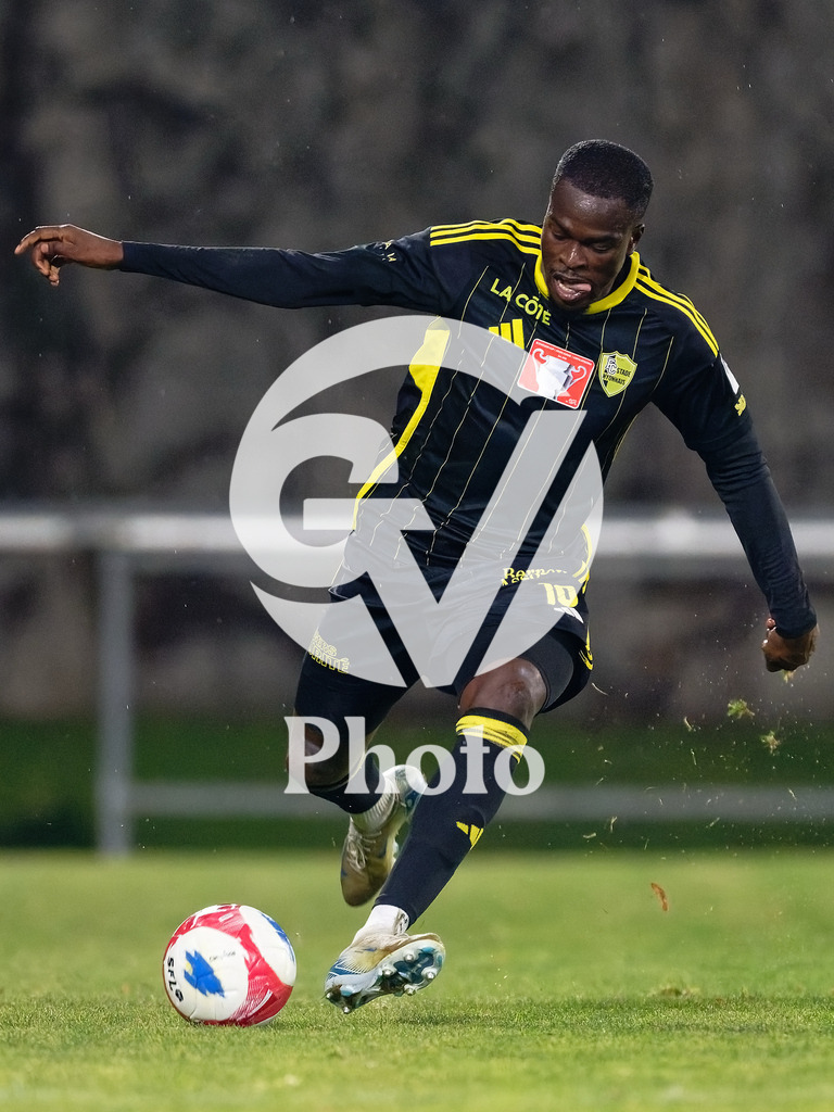 Coupe Suisse - 1/8 de finale - FC Stade Nyonnais v Neuchatel Xamax |  during the Coupe Suisse - 1/8 de finale match between FC Stade Nyonnais and Neuchatel Xamax at Centre sportif de Colovray in Nyon, Switzerland