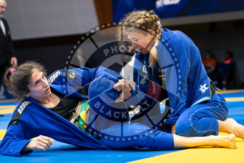 20240123PBB03473 | Fighters compete during the second day of the IBJJF European Championship in Paris, France, on January 23, 2024.
