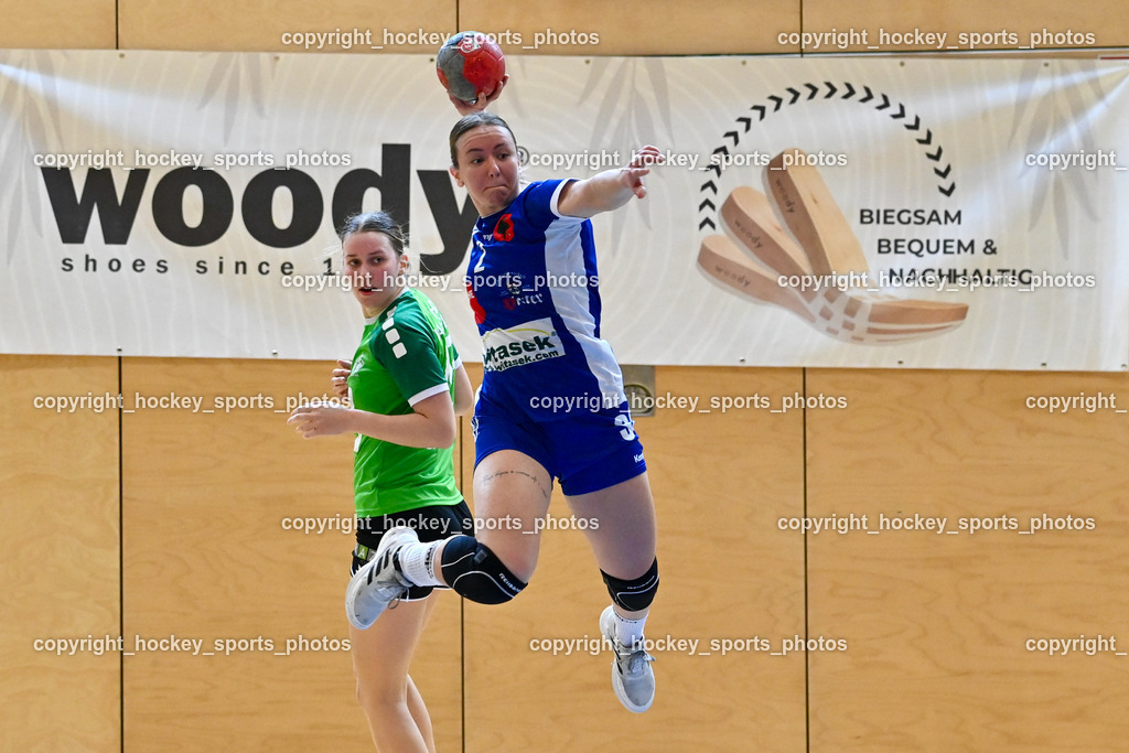 SC Ferlach Damen vs. HIB Graz 18.2.2023 | #2 Akalovic Patricia, #15 NIKOLIC Ivana