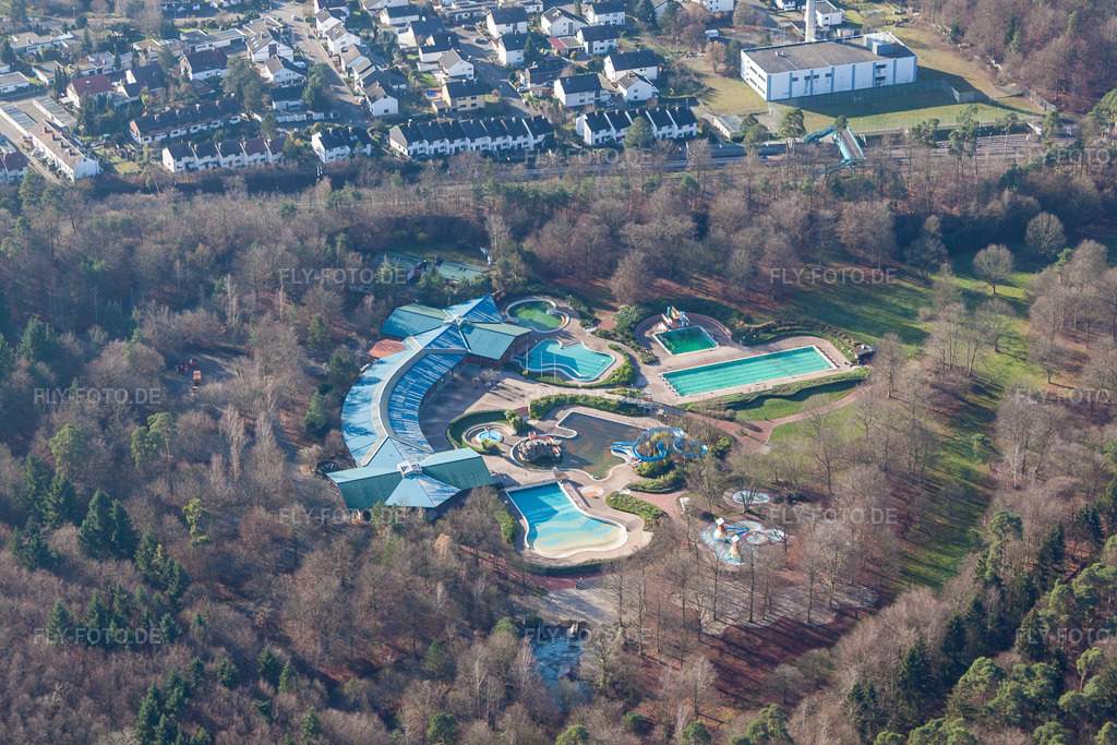 Luftbild: Badepark in Wörth am Rhein im Bundesland Rheinland-Pfalz in Deutschland. Foto: IMG_23031.jpg vom 02.12.2009 durch Werner Riehm/FLY-FOTO.de