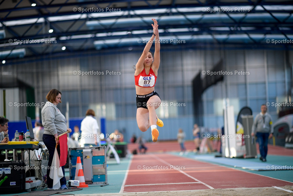 250208_xkaix_DM Mehrkampf_52 | 08.02.2025, xkaix, Leichtathletik 20. Deutsche Meisterschaften, Mehrkampf Halle v.l. Leni Aigner (LG Filstal) - Realisiert mit Pictrs.com
