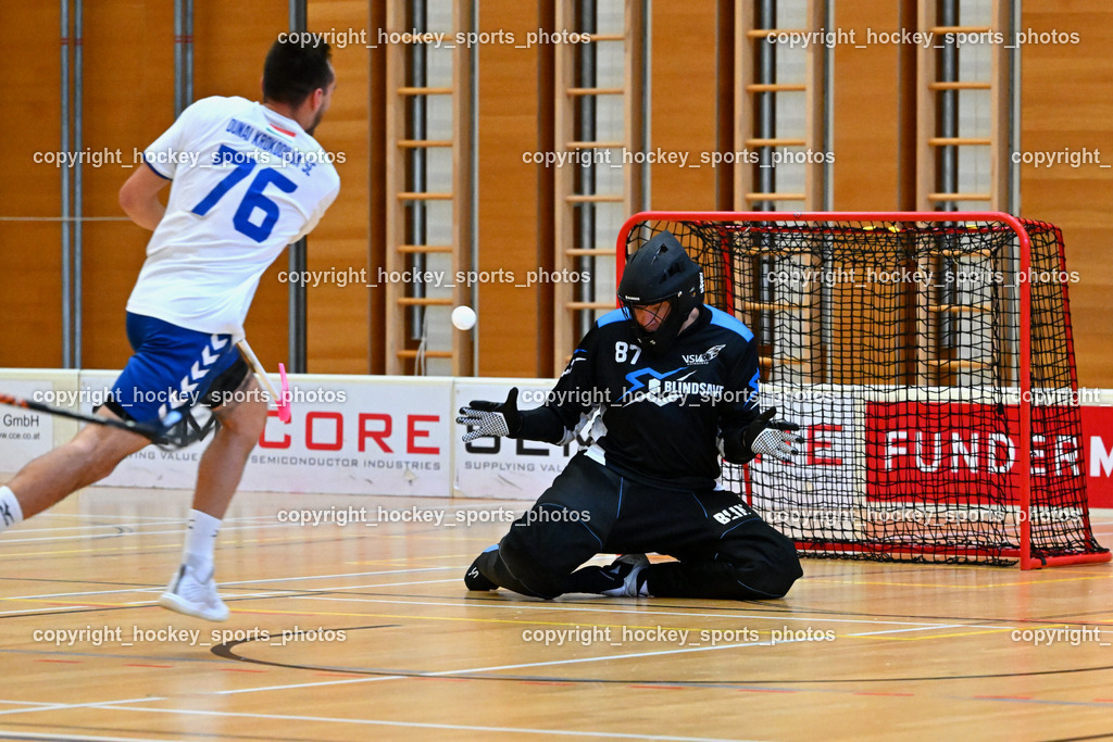 VSV Unihockey vs. Dunai Krokodilok 9.9.2023 | #76 Zsolt Diószeghi, #87 Timmo Taurer