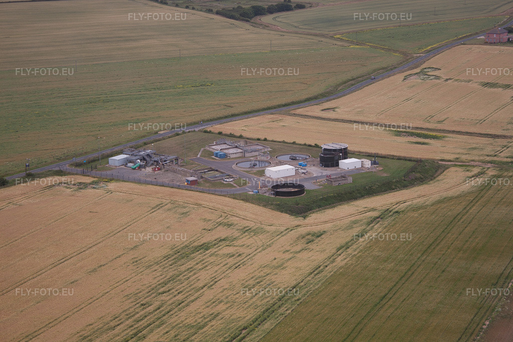 Vue aérienne: Vue de la ville à Hollym dans le département Angleterre, Grande Bretagne. Photo: IMG_58806.jpg prise le 20/07/2013 par Werner Riehm/FLY-FOTO.eu – Résolution de l'original: 4752 x 3168 px