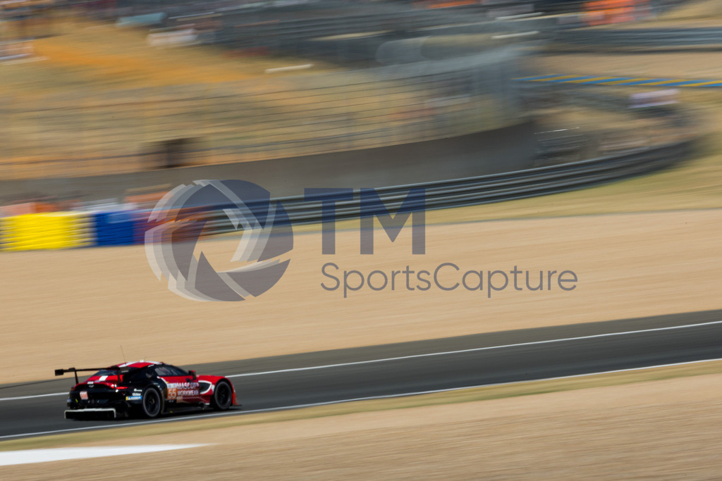 TP-20230605-101-147- | LE MANS,FRANCE,07.Jun.23 - MOTORSPORTS - WEC, FIA World Endurance Championships, 24 Hours of Le Mans, Circuit de la Sarthe, free practice 1. Image shows Gustav Dahlmann Birch (DEN), Marco Sorensen (DEN) and Jens Reno Moller (DEN/ GMB Motorsport). Photo: Trainproduction / Matthias Trinkl