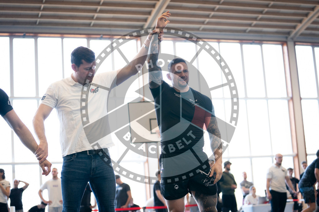20240309PBB5309 | Fighters compete during the International Luta Livre (ILLCS) Spring Championship in Hannover, Germany, on March 9, 2024.