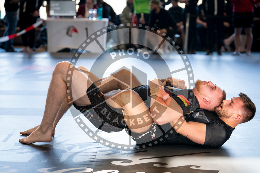 20240309PBB6298 | Fighters compete during the International Luta Livre (ILLCS) Spring Championship in Hannover, Germany, on March 9, 2024.