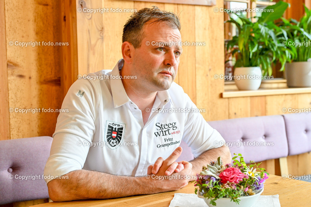 Steegwirt_ Fritz Grampelhuber_ 08.06.2024-12 | 08.06.2024, Bad Goisern, AUT, Steegwirt, im Bild Fritz Grampelhuber (Steegwirt, Haubenkoch, OEFB Teamkoch)