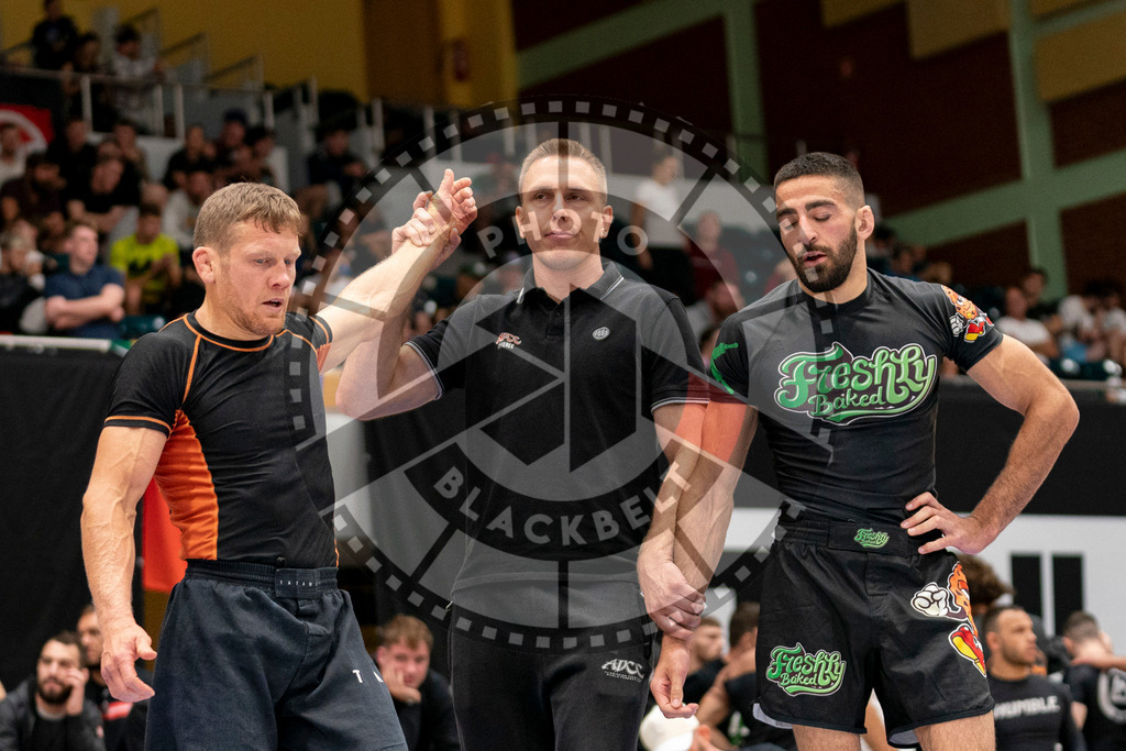 20230916PBB2546 | Fighters compete during the grappling tournement ADCC Trials (European, Middle East and African Championship) in Warsaw, Poland, on September 16, 2023.