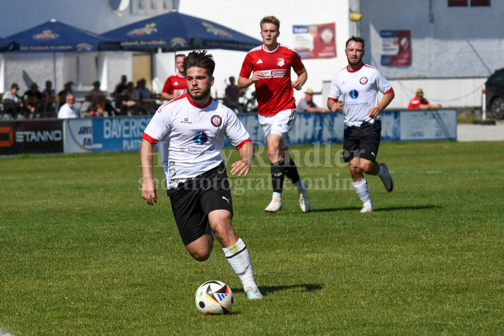 SpVgg Plattling : TSV Mauth I Testspiel 21.06.2025 I Bezirksliga West ( BzL Ndb. West) | Samuel Gwinner (SpVgg Plattling) - Realisiert mit Pictrs.com