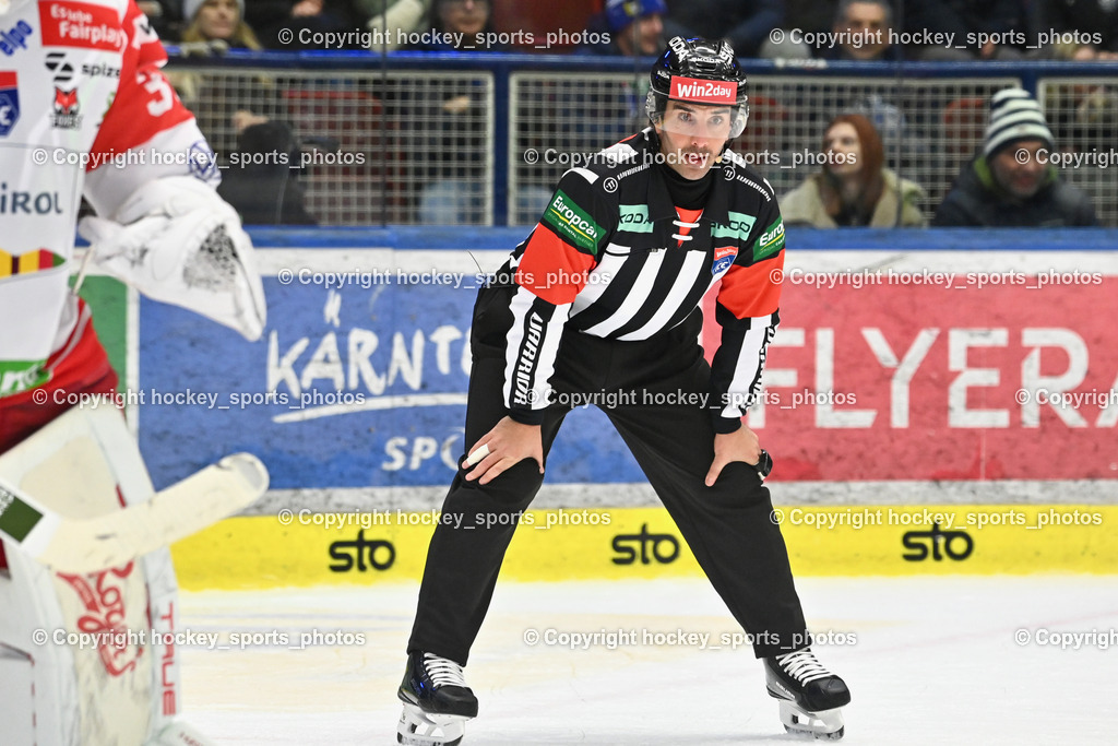 EC IDM WÄRMEPUMPEN VSV vs. HCB Südtirol Alperia | STERNAT CHRISTOPH Referee, EC IDM WÄRMEPUMPEN VSV vs. HCB Südtirol Alperia, EC IDM WÄRMEPUMPEN VSV vs. HCB Südtirol Alperia am 28.12.2025 in Villach (Stadthalle Villach), Austria, (Photo by Bernd Stefan)