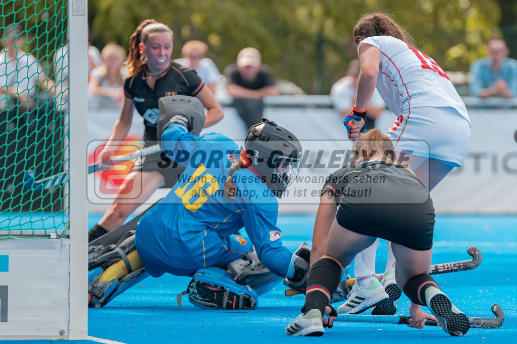 HK_20230715_102732 | Euro Hockey WU18 SF2 Spain vs Germany Championship Girls &amp; Boys am 15.7.2023 CHTC , Krefeld ,
