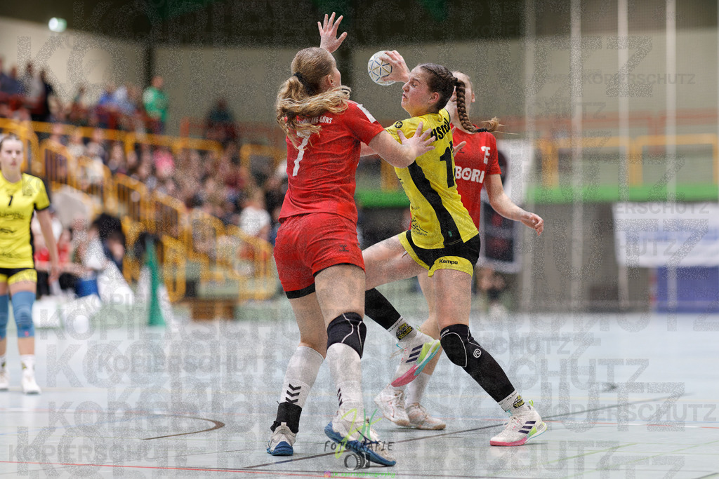 Hessenmeisterschaft wJC - Finale; HSG Kleenheim - HSG Weiterstadt/ Braunsh.Worf. | Hessenmeisterschaft wJC - Finale; HSG Kleenheim - HSG Weiterstadt/ Braunsh.Worf. am 22.03.2025 in Biedenkopf (Sporthalle Lahntalschule)Photo © 2025 - Jörg Heinrich - Realisiert mit Pictrs.com