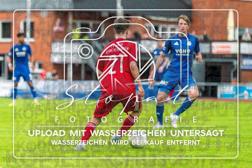 Landesliga Herren LG - TV Jahn Schneverdingen vs. MTV Eintracht Celle | Leland Jerome Krähe (TV Jahn Schneverdingen #21); Landesliga Herren LG - TV Jahn Schneverdingen vs. MTV Eintracht Celle am 06.06.2026 in Osterwaldstadion, Schneverdingen - Realisiert mit Pictrs.com