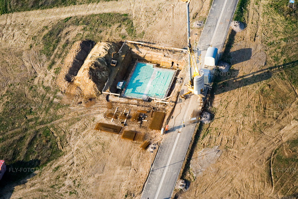 Luftbild: Neubaugebiet Am Höhenweg in Kandel im Bundesland Rheinland-Pfalz in Deutschland. Foto: IMG_5397.jpg vom 18.02.2007 durch Werner Riehm/FLY-FOTO.de