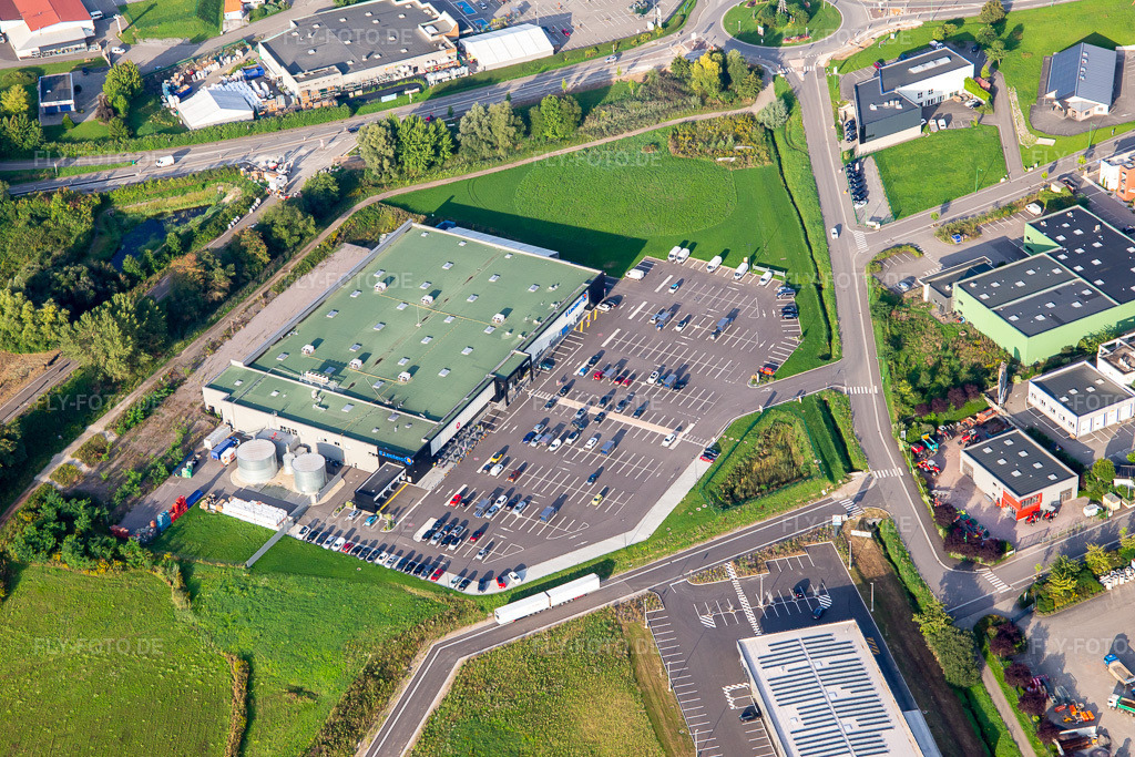 Luftbild: SOULTZ-SOUS-FORETS in Soultz-sous-Forêts im Bundesland Bas-Rhin in Frankreich. Foto: IMG_138097.jpg vom 19.08.2023 durch Werner Riehm/FLY-FOTO.deE.LECLER