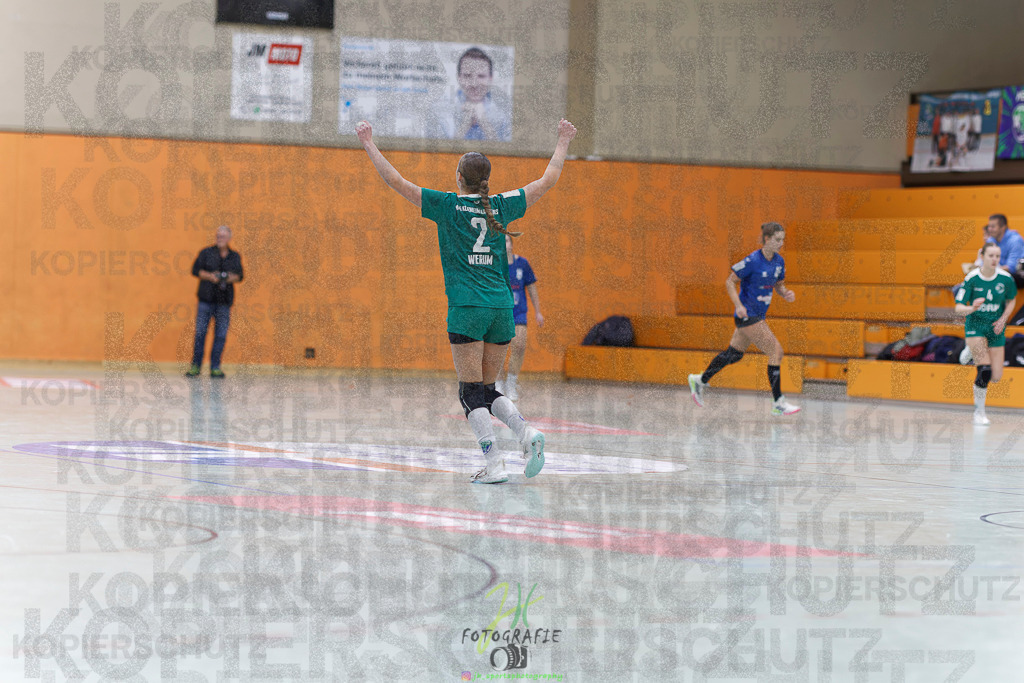 Jugenbundesliga wJB; HSG Kleenheim/Langgöns - SG Kappelwindeck/Steinbach | Jugenbundesliga wJB; HSG Kleenheim/Langgöns - SG Kappelwindeck/Steinbach am 23.11.2025 in Oberkleen (Weidig-Halle)Photo © 2025 - Jörg Heinrich - Realisiert mit Pictrs.com