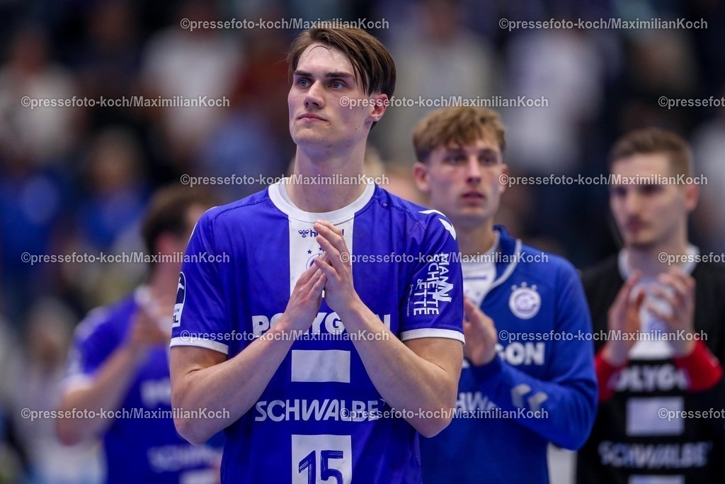 Gum15052501144 | 15.05.2025, Handball, HBL, VfL Gummersbach - SC Magdeburg, Schwalbe-Arena: Miro Schluroff (GUM #15) 