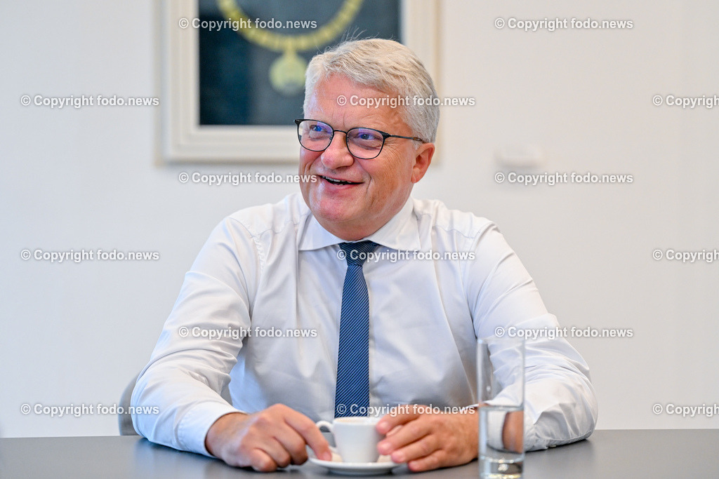 Klaus Luger (SP_ Bgm. der Stadt Linz)_ 01.07.2024-4 | 01.07.2024, Altes Rathaus, AUT, Buergermeister Klaus Luger, im Bild Klaus Luger (SP, Buergermeister der Stadt Linz) 