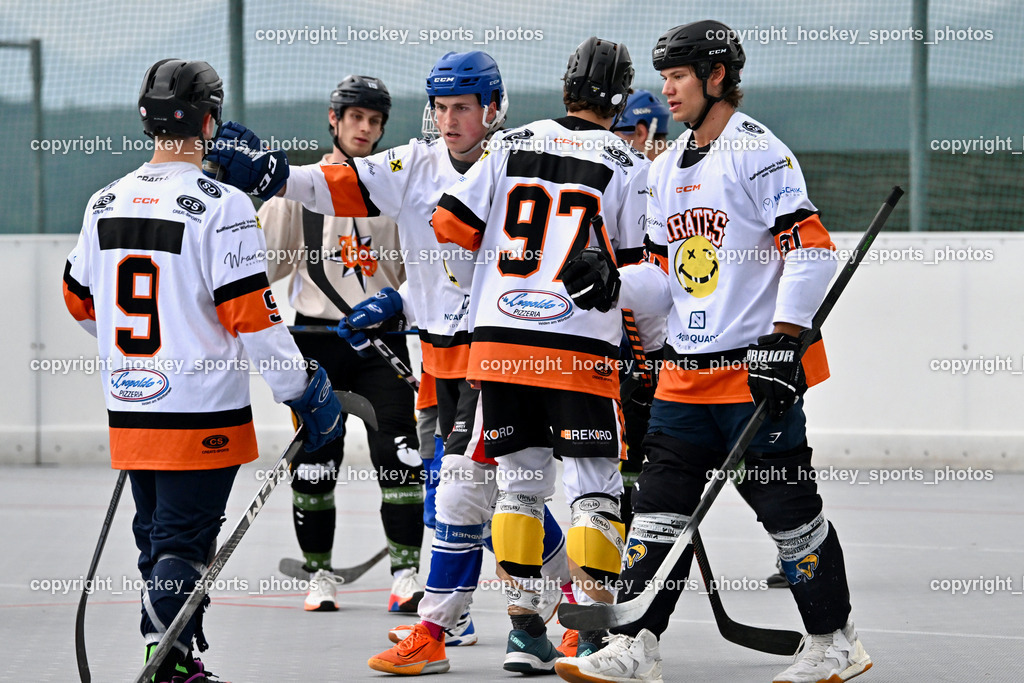 Carinthian Team Zehenthof vs. Ultras Spittal | Jubel Carinthian Team Zehenthof, #9 Ladinig Jannik Carinthian Team Zehenthof, #97 Wuntschek Dominik Carinthian Team Zehenthof, #77 Ladinig Elias Carinthian Team Zehenthof, #91 Bruckner Patrick Carinthian Team Zehenthof, Carinthian Team Zehenthof vs. Ultras Spittal, Carinthian Team Zehenthof vs. Ultras Spittal am 10.05.2026 in Villach (Alpen Arena ), Austria, (Photo by Bernd Stefan)