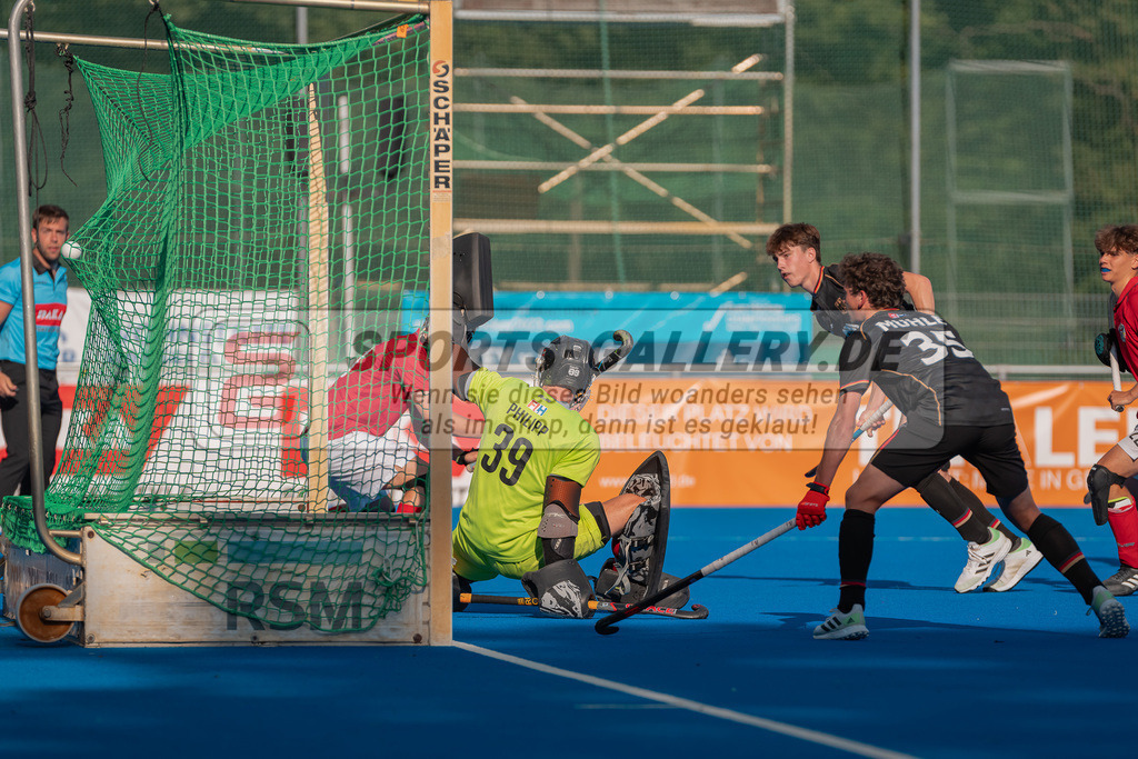 HK_20230710_100861 | Euro Hockey MU18 Austria - Germany Championship Girls &amp; Boys am 10.7.2023 CHTC , Krefeld ,