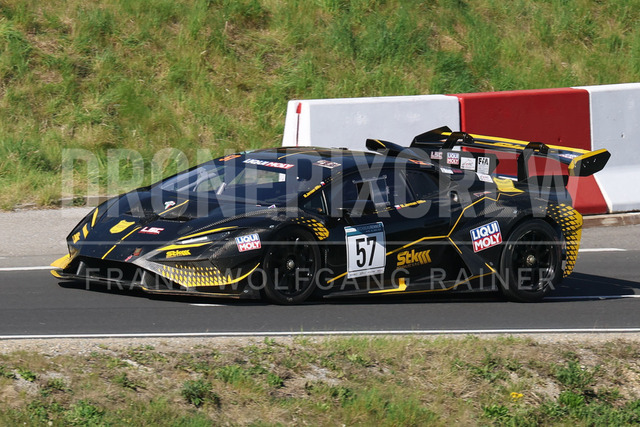 FIA European Hill Climb Championship – Rechberg 2026 | FIA European Hill Climb Championship at Rechberg, held from 24 to 26 April 2026 near Tulwitz, Styria, Austria. The image shows Martin JERMAN (CZE) Lamborghini Huracan ST Evo 2.