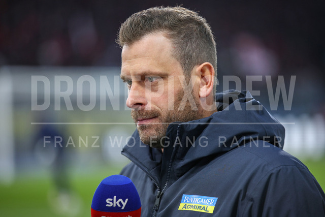 UEFA Europa League 2025/26: SK Sturm Graz vs SK Brann | Graz, Austria, 29.JAN.26 - SOCCER - UEFA Europa League, SK Sturm Graz vs SK Brann Bergen. The image shows head coach Juergen Saeumel (Sturm).