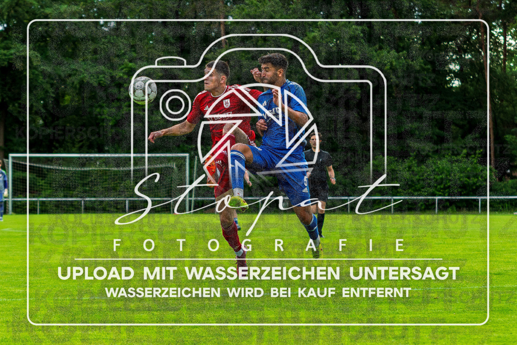 Landesliga Herren LG - TV Jahn Schneverdingen vs. MTV Eintracht Celle | Tiago Fava (TV Jahn Schneverdingen #8), Karim Jelalli (MTV Eintracht Celle #5); Landesliga Herren LG - TV Jahn Schneverdingen vs. MTV Eintracht Celle am 06.06.2026 in Osterwaldstadion, Schneverdingen - Realisiert mit Pictrs.com