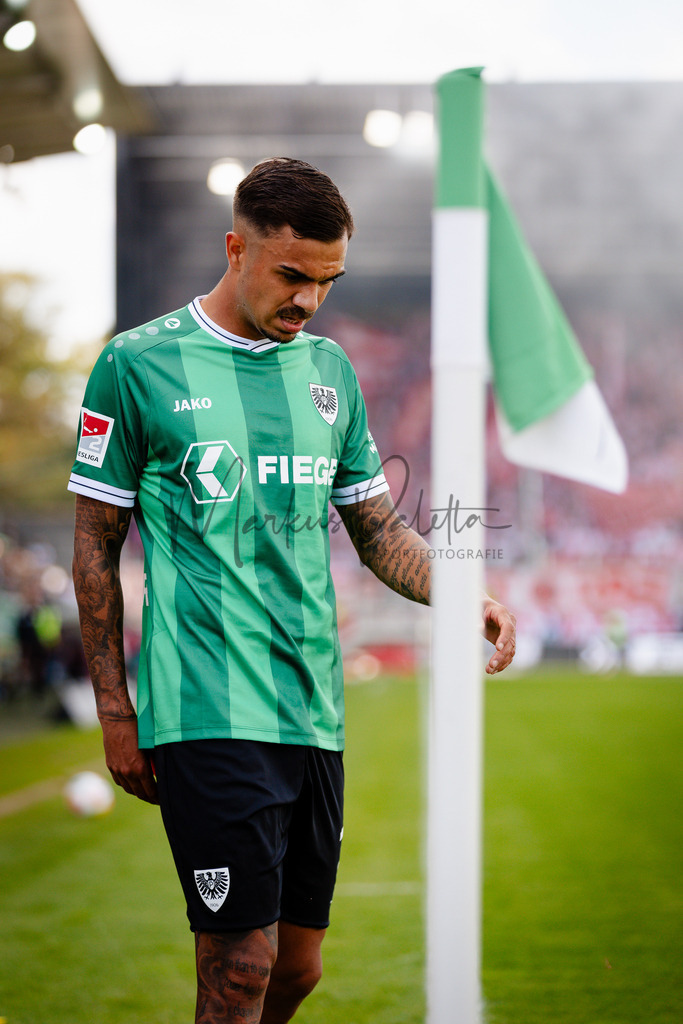 2. Bundesliga, Saison 2025/26, 5. Spieltag : SC Preußen Münster - Fortuna Düsseldorf | Münster, 14.09.2025: 2. Bundesliga, 5. Spieltag, SC Preußen Münster gegen Fortuna Düsseldorf im LVM-Preußenstadion in Münster. Foto: sportfotografie.ms | Markus Paletta - Realisiert mit Pictrs.com