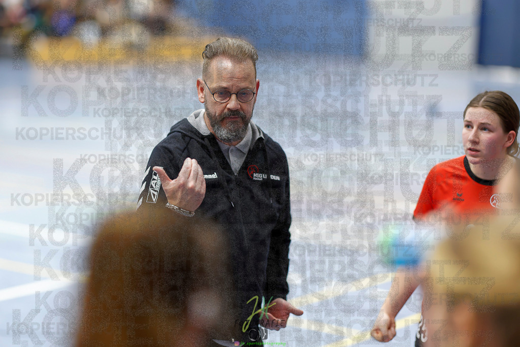 Frauen 2. Bezirksklasse; SG Rechtenbach - HSG Linden II | Frauen 2. Bezirksklasse; SG Rechtenbach - HSG Linden II am 16.11.2025 in Rechtenbach (Sporthalle Rechtenbach)Photo © 2025 - Jörg Heinrich - Realisiert mit Pictrs.com