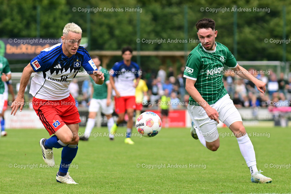 Fußball I Herren I Testspiel  I TSV Elstorf - Hamburger SV I 5.7.2025 | a-hannig - Realisiert mit Pictrs.com
