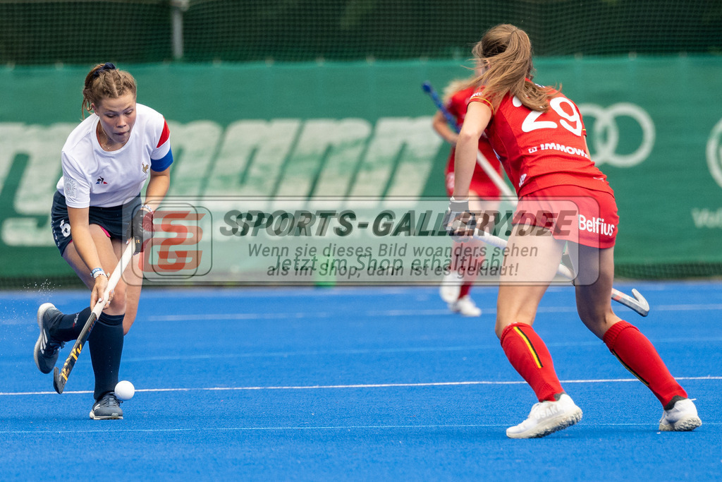 SFE_20230713_0011 | EuroHockey EM U18 Girls France vs Belgium am 13.07.2023 in Krefeld (Gerd-Wellen-Hockeyanlage), Photo: Stephan Fehrmann 2023 (Sports-Gallery)