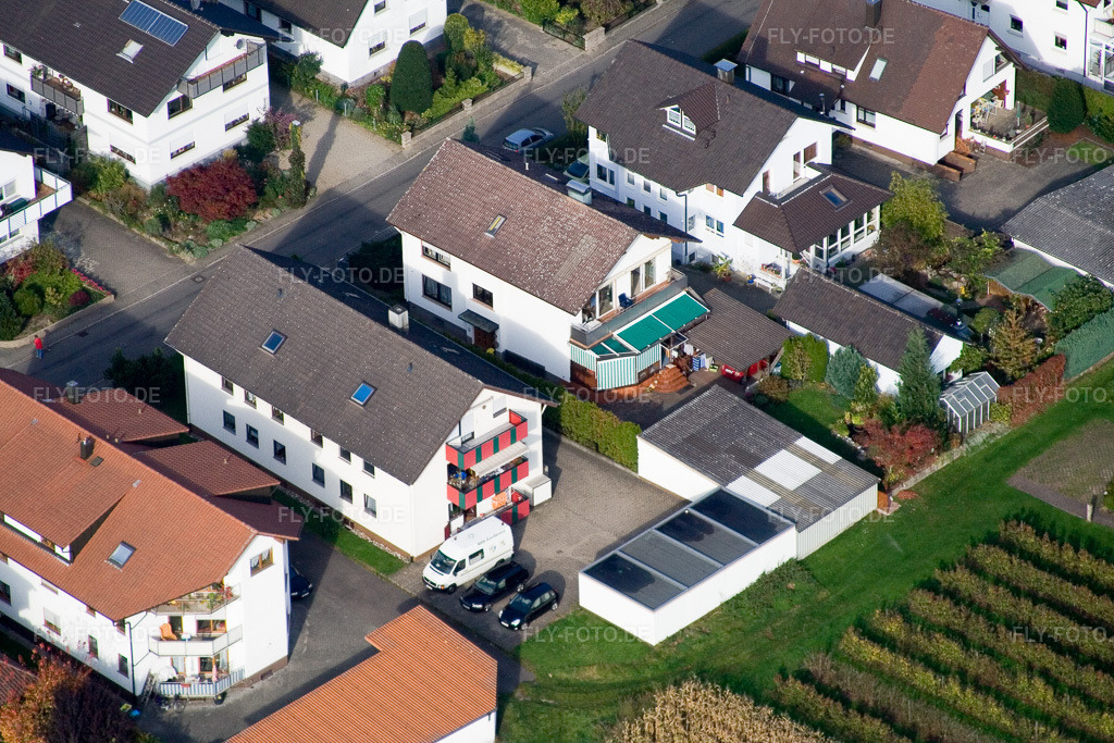 Luftbild: Urloffen,Runzweg im Ortsteil Urloffen in Appenweier im Bundesland Baden-Württemberg in Deutschland. Foto: IMG_13896.jpg vom 11.10.2008 durch Werner Riehm/FLY-FOTO.de