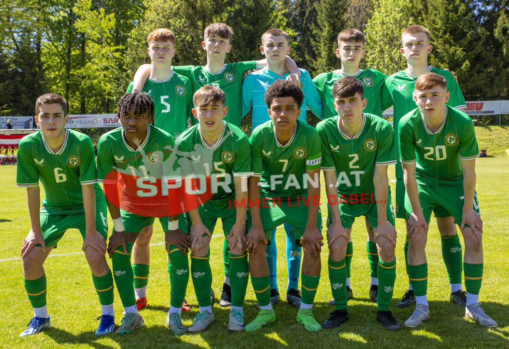 Fußball Halbfinale, Irland U15 - Österreich U15 am 29.04.2024 in Arnoldstein (Sportplatz), Austria, (Photo by Ernst Krawagner sport-fan.at) | Fußball Halbfinale, Irland U15 - Österreich U15 am 29.04.2024 in Arnoldstein (Sportplatz), Austria, (Photo by Ernst Krawagner sport-fan.at) - Realisiert mit Pictrs.com