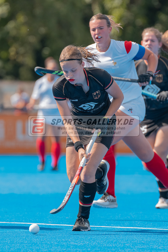HK_20230710_2-57 | Euro Hockey WU18 France - Germany Championship Girls & Boys am 10.7.2023 CHTC , Krefeld ,