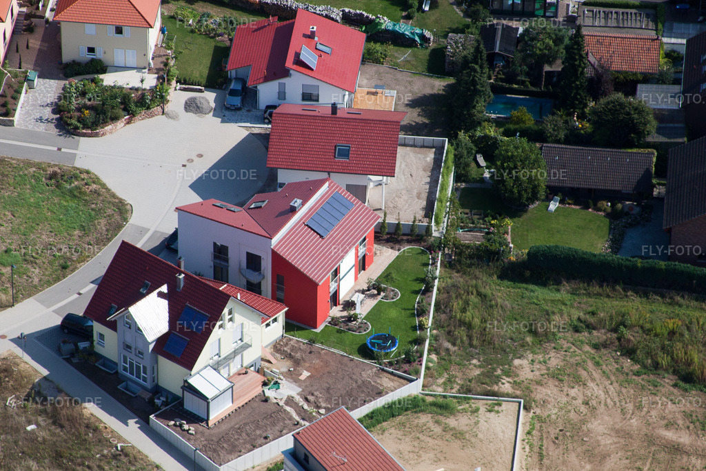 Luftbild: Am Höhenweg in Kandel im Bundesland Rheinland-Pfalz in Deutschland. Foto: IMG_21114.jpg vom 06.09.2009 durch Werner Riehm/FLY-FOTO.de