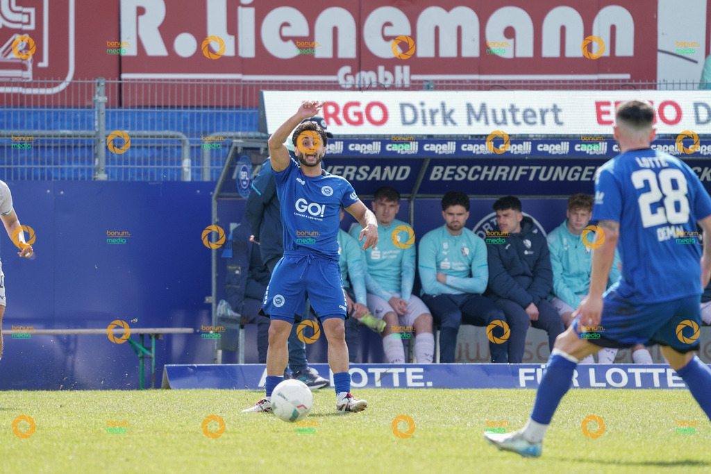 VfL Sportsfreunde Lotte vs. VfL Bochum II U23 - Regionalliga West - 28. Spieltag 2026 | Kaan Kurt, 31 - Realisiert mit Pictrs.com
