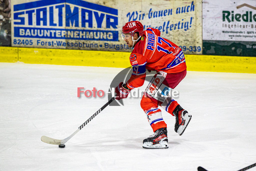 EC Peiting vs EV Füssen | Eishockey Oberliga Süd Vorrunde 2024/2025, EC Peiting vs EV Füssen, 20241002,Samuel PAYEUR (ECP 17) in Aktion, Freisteller,2024-10-02 in Peiting (Eisstadion)Samuel PAYEUR (ECP 17)Copyright: WolfgangxLindner foto-lindner.de