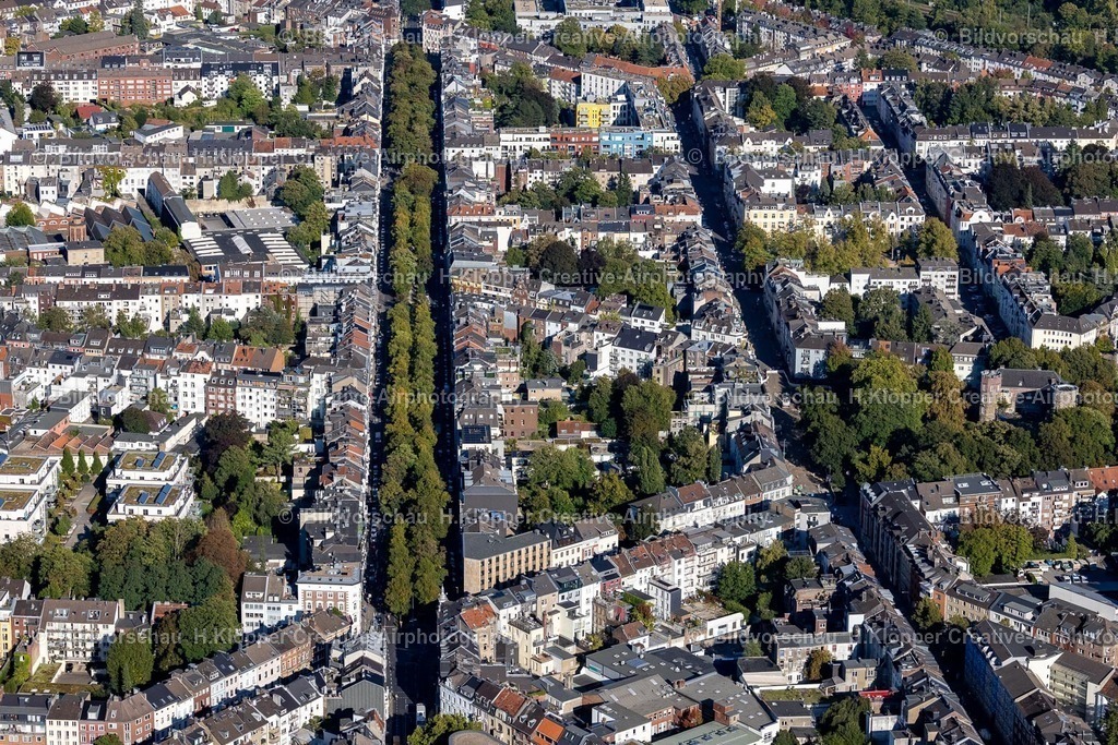 Lufbilder Aachen-6170 | Stadtansicht des Innenstadtbereiches an der Straße Oppenhoffallee in Aachen im Bundesland Nordrhein-Westfalen, Deutschland - Realisiert mit Pictrs.com