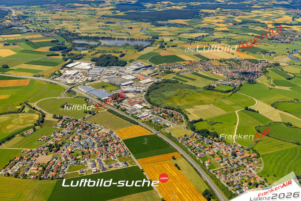 Die Luftaufnahme Haidhäuser - Cham wurde 2022 vom Flugzeug aus (keine Drohne) erstellt. Hohe Auflösung -für große Poster und Wandbilder geeignet - Garantiert!