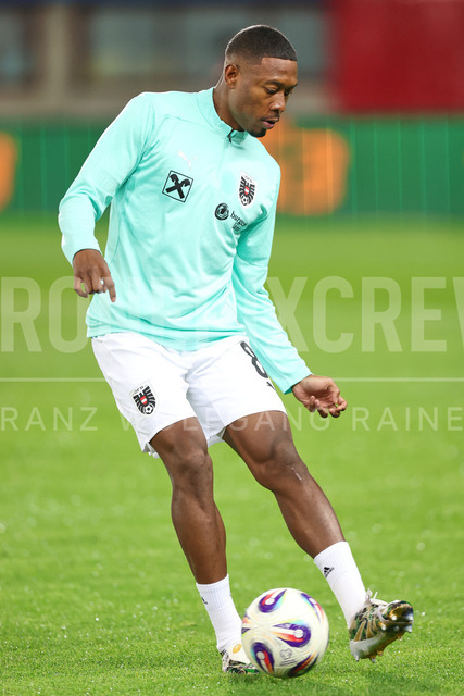 UEFA Europa League 2025/26: SK Sturm Graz vs SK Brann | Graz, Austria, 29.JAN.26 - SOCCER - UEFA Europa League, SK Sturm Graz vs SK Brann Bergen. The image shows David Alaba (AUT).