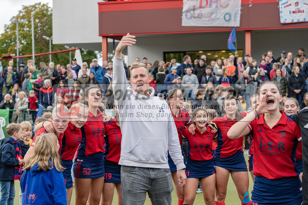 HK_20231022_106157 | Finale Deutsche Meisterschaft Feld WU16 Uhlenhorst Mülheim - Düsseldorfer HC am 22.10.2023 DHC, Düsseldorf ,