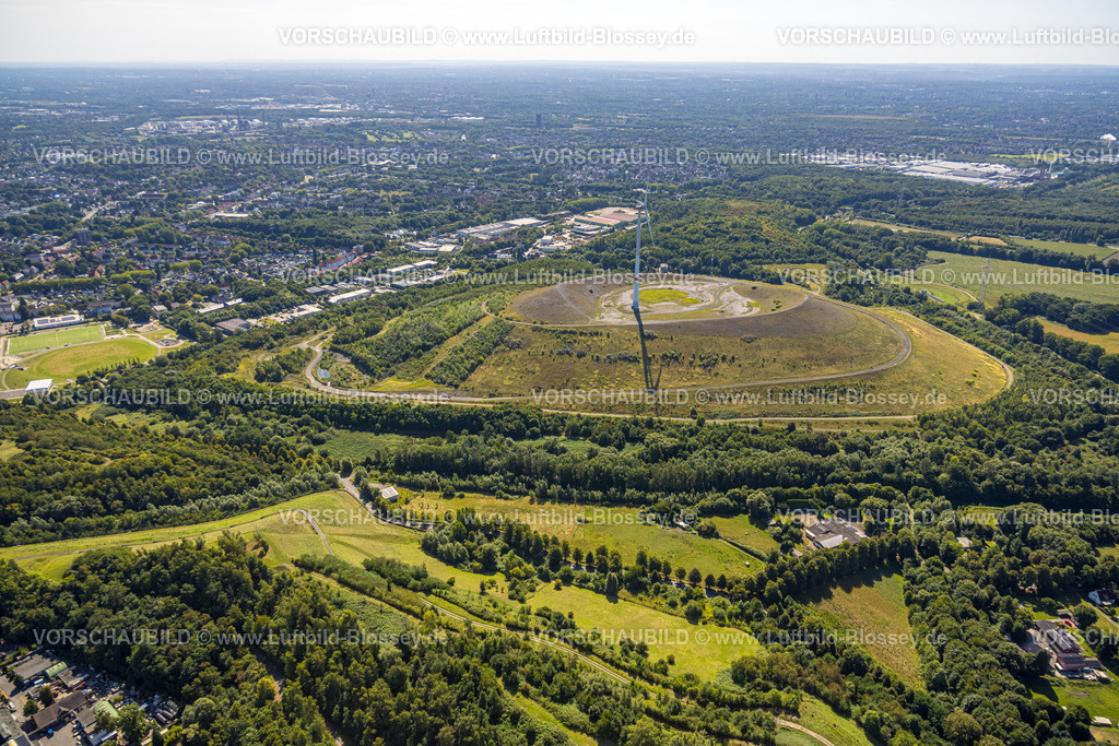 Gladbeck250800468 | Luftbild, Mottbruchhalde mit Windrad, Fernsicht, Brauck, Gladbeck, Ruhrgebiet, Nordrhein-Westfalen, Deutschland