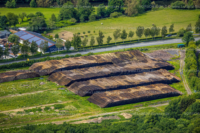 Arnsberg220601134 | Luftbild, Flinkerbusch Holzbau mit Holzlagerplatz Im Neyl, Rumbeck, Arnsberg, Sauerland, Nordrhein-Westfalen, Deutschland