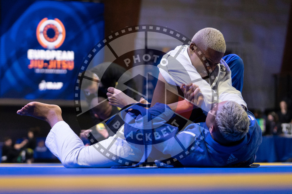 20240119PBB1442 | Fighters compete during the IBJJF European Championship in Paris, France, on January 19, 2024.