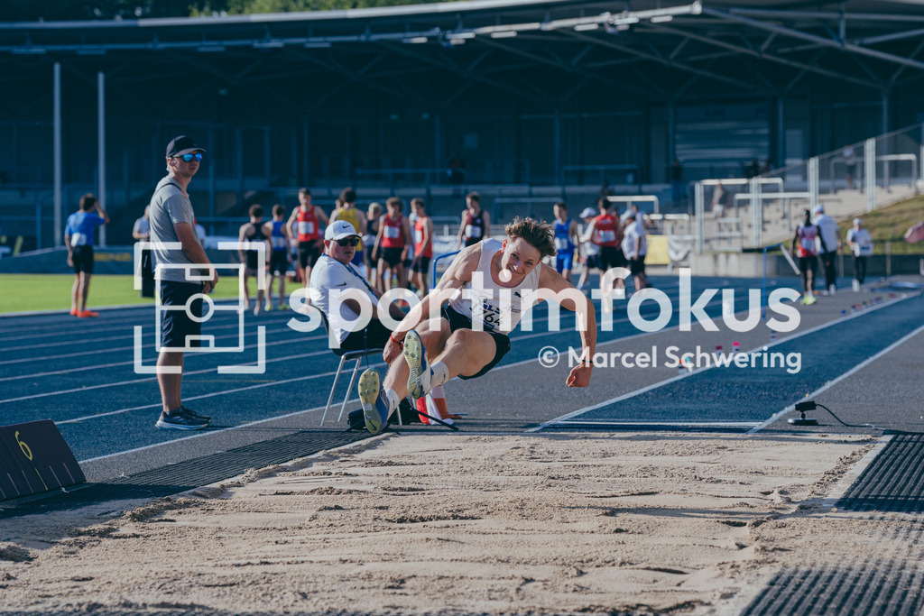 Deutsche Meisterschaften U20 / U16 2026 | David Kleinschrodt, LG Steinlach-Zollern, 1764, Weitsprung, Deutsche Meisterschaften der U20 &amp; U16 2026, Lohrheidestadion Bochum-Wattenscheid, 10.07.2026. Foto: Marcel Schwering / sportimfokus - Realisiert mit Pictrs.com