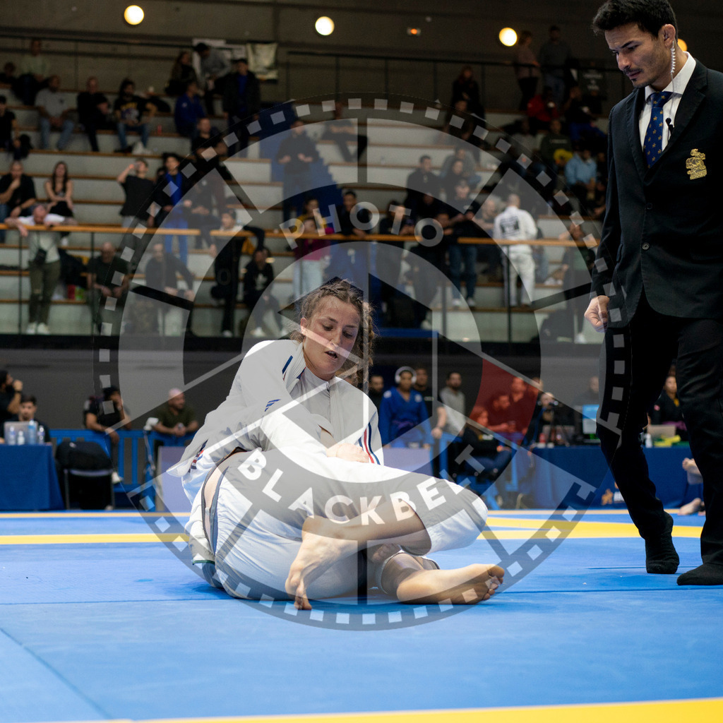 20240124PBB04516 | Fighters compete during the second day of the IBJJF European Championship in Paris, France, on January 24, 2024.