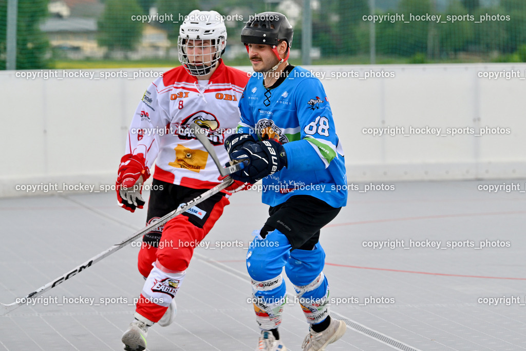 SV ASKÖ Ballhockey Villach vs. Ultras Spittal | #8 Diamant Philipp HSC Zwa, #88 Ahammer Benjamin SV ASKÖ Ballhockey, SV ASKÖ Ballhockey Villach vs. Ultras Spittal, SV ASKÖ Ballhockey Villach vs. Ultras Spittal am 10.05.2026 in Villach (Alpen Arena ), Austria, (Photo by Bernd Stefan)
