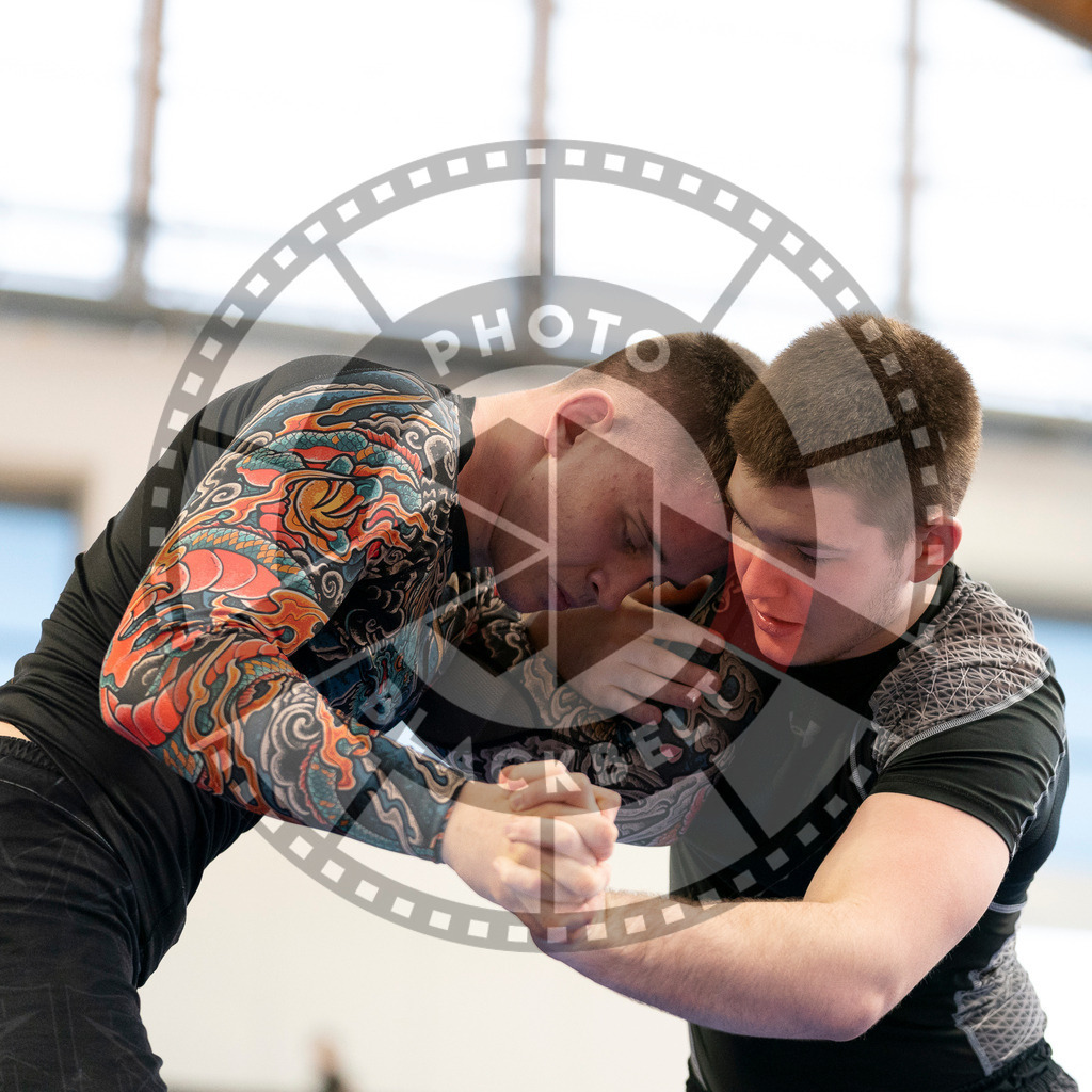 20240316PBB0792 | Athletes compete during the ADCC Eastern European Open grappling Competition in Poznan, Poland, on March 16, 2024.