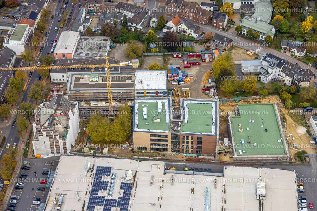 Kleve251005860 | Luftbild, Baustelle mit Neubau Joseph-Beuys-Gymnasium, Kleve, Niederrhein, Nordrhein-Westfalen, Deutschland