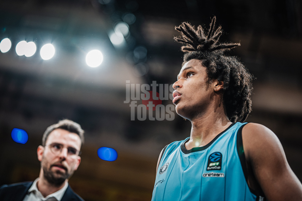 Basketball | Männer | Saison 2024/2025 | BKT EuroCup | Veolia Towers Hamburg vs. Umana Reyer Venice | 08.01.2025 | Fabian Giessmann (#20, Veolia Towers Hamburg)